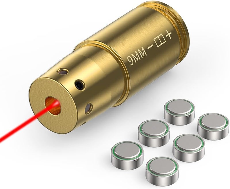 VANTARA Bore Sighting Laser 9mm/223/5.56/243/308Win Red Laser Bore Sight Boresighter with Batteries - Image 1